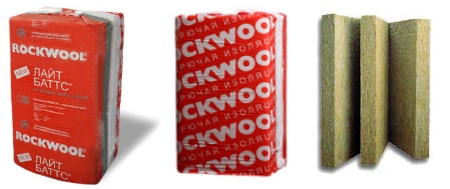Теплоизоляция минераловатная Rockwool (Роквул) ЛАЙТ БАТТС
